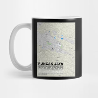 Papua Peaks: Jaya Topography Mug